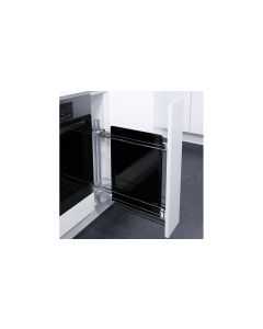 Alumine kapp ahjuplaadi hoidja, vaikselt sulguva mehhanismiga, kroom