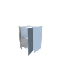 Põrandakapp 2 ukse ja vaheriiuliga, 60-69 cm