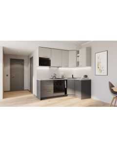 Elin nurgaga köögikomplekt 132×222 cm