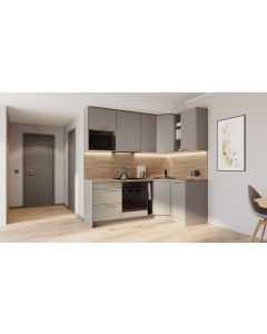 Alvaia nurgaga köögikomplekt 132×222 cm