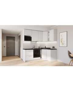 Mirelle nurgaga köögikomplekt 132×222 cm