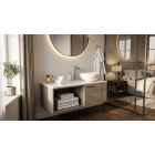 Rosa vannitoa valamukapp 1 uksega, 90-99 cm